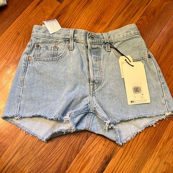 Levi's Shorts Super Short Denim Shorts Poshmark